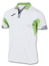 POLO MASTER WHITE-GREEN S/S WHITE