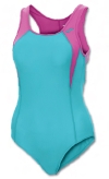 SWIMSUIT WOMAN TURQUOISE-FUCHSIA TURQUOISE