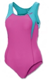 SWIMSUIT WOMAN FUCHSIA-TURQUOISE FUCHSIA