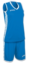 SET PIVOT WOMAN BLUE JERSEY+SHORTS ROYAL